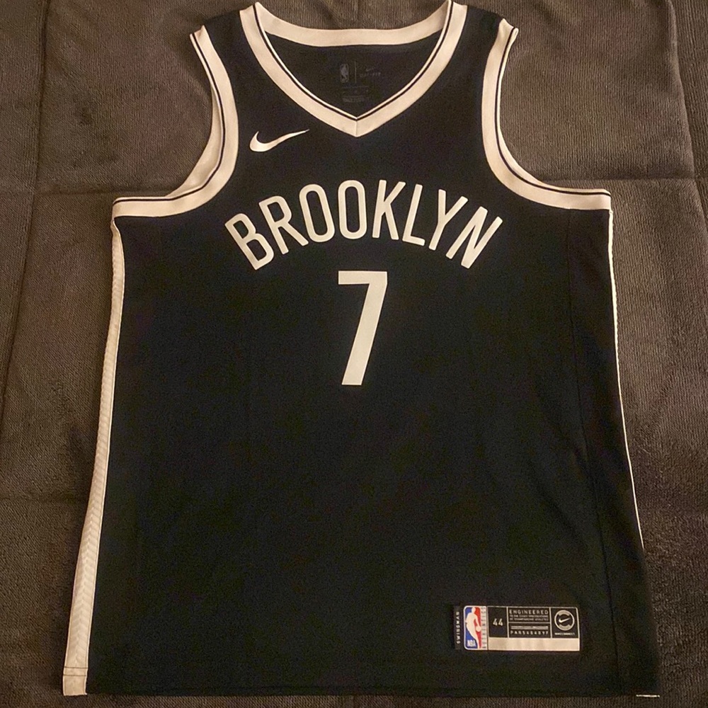 NIKE AUTHENTIC KEVIN DURANT BROOKLYN NETS SWINGMAN JERSEY. SIZE 44 MEDIUM